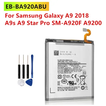 Оригинальный аккумулятор EB-BA920ABU Для Samsung Galaxy A9s A9200 2018 версии A9 A920F Сменный Аккумулятор Телефона 3800 мАч + Инструменты