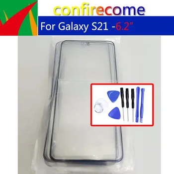Внешний Экран Для Samsung Galaxy S21 SM-G991 ЖК-дисплей Передняя Сенсорная Панель Стеклянная Крышка Ремонт Объектива Замена Детали