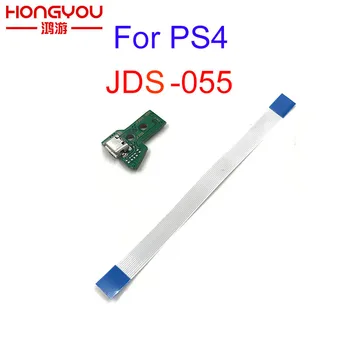 JDS-055 USB Порт Для Зарядки Разъемная Плата 12-контактный гибкий ленточный кабель с печатной платой micro USB для Контроллера PS4 DualShock 4