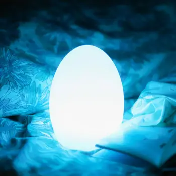 Детские Ночные светильники СВЕТОДИОДНАЯ лампа в форме яйца с дистанционным управлением, Водонепроницаемая Перезаряжаемая Лампа для обеденного стола в помещении и на открытом воздухе, для дома и сада