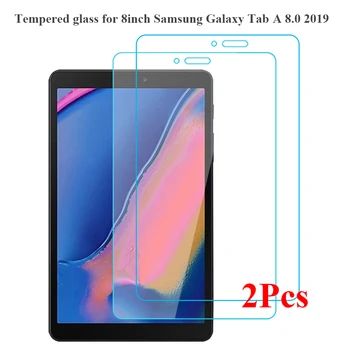 2 шт./упак. для Samsung Tab A 8.0 2019 Защитная пленка для экрана Модели SM-T295 T290 0,3 ММ 9H 8 