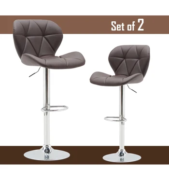 Барный стул скандинавского дизайна, поворотный подъемник, подходит для обеденных и кухонных барных стульев (2 шт.)