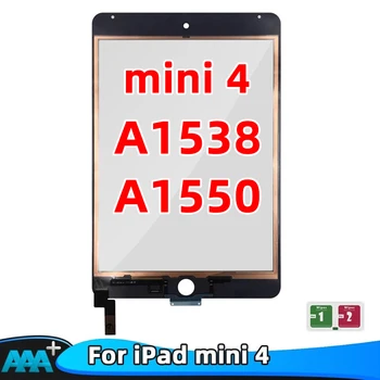 100% Протестировано Для iPad mini 4 A1538 A1550 Сенсорная панель В Сборе Замена Внешнего Стекла Планшета Сенсорная Панель Для iPad mini 4